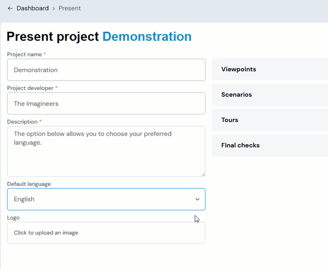 Present language settings (1)